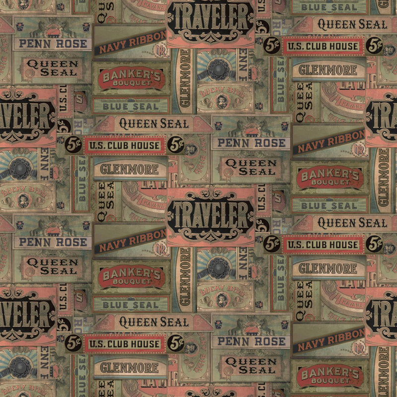 Eclectic Elements Embark Cigar Box Canvas Multi