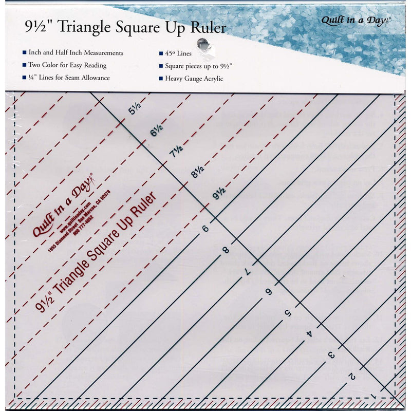 RULER TRIANGLE SQ UP 9 1/2