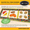 QUILTED FALL TABLE RUNNER