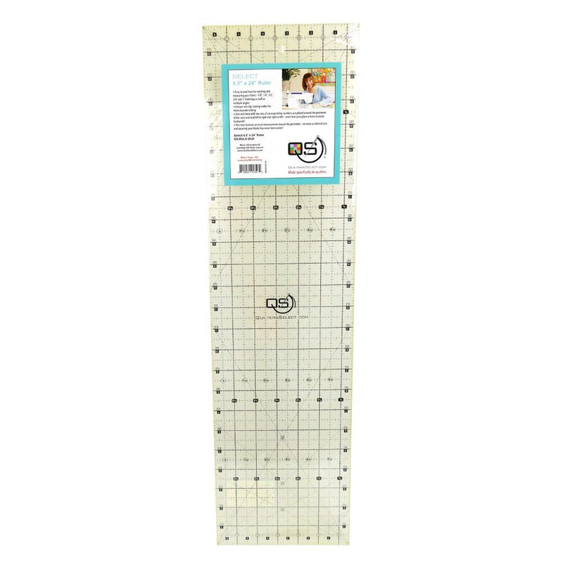 QS 6.5" X 24" NON-SLIP RULER