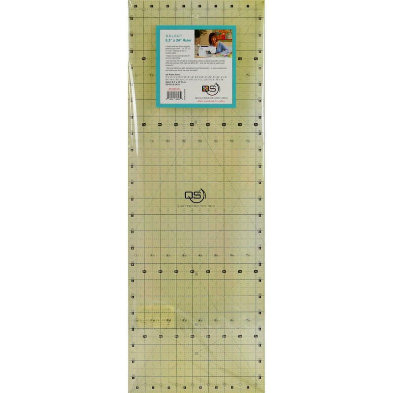 QS 8.5" X 24" NON-SLIP RULER