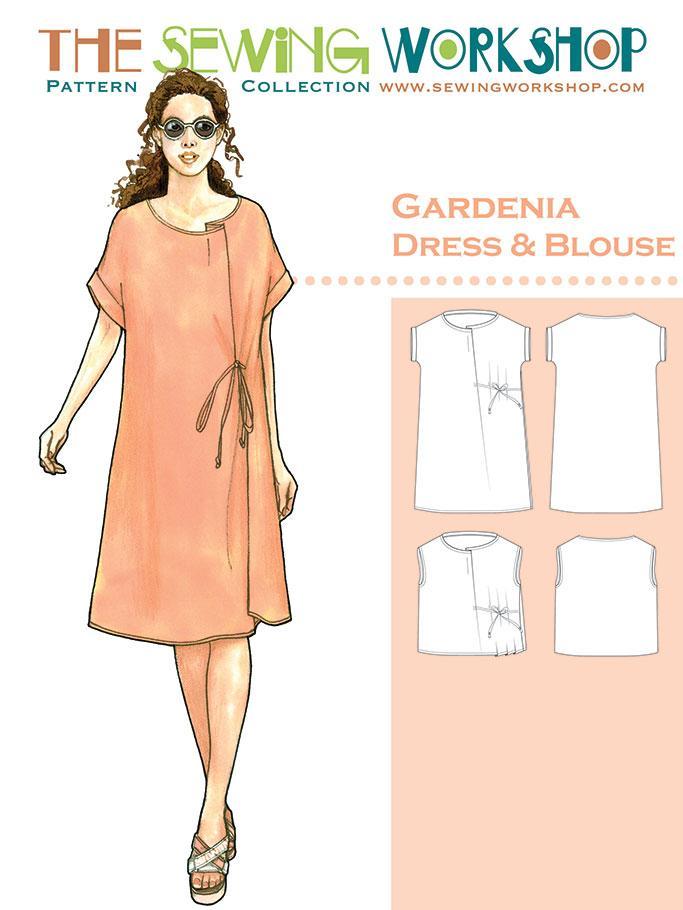 Gardenia Blouse & Dress Pattern by The Sewing Workshop