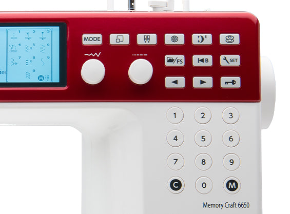 Memory Craft Sewing Machine Janome Memory Craft 6650 Quilting and Sewing Machine