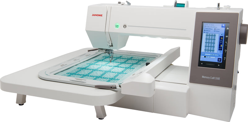Janome Memory Craft 550E - Available for purchase in-store only.