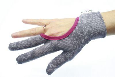 Regi's Grip Quilting Gloves Lace Print Pink - Large