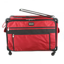 Tutto Sewing Machine Case On Wheels Extra Large 24in Cherry Red