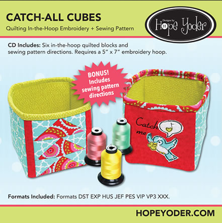 CATCH ALL CUBES EMBROIDERY